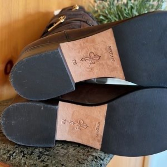 New Cole Haan Air Avalon Triple Buckle‎ Tall Boots Blackstone - Picture 10 of 10